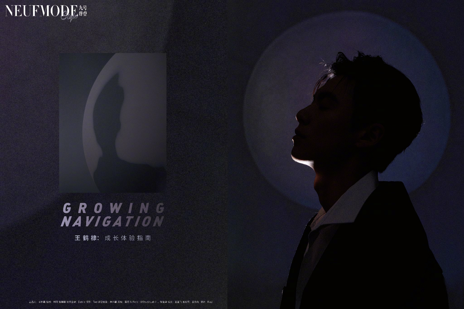 王鹤棣最新封面大片上线,西装杀,眼神杀,侧颜杀