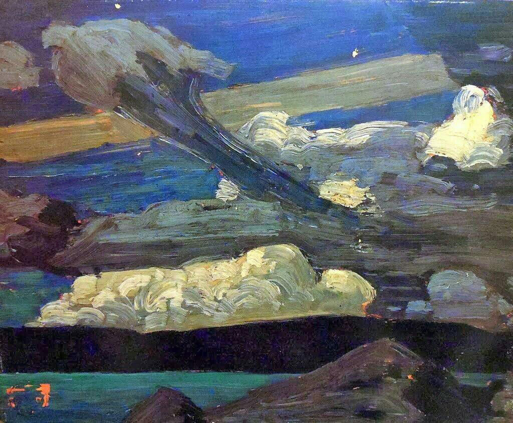 天空加拿大画家Tom Thomson(18771917)