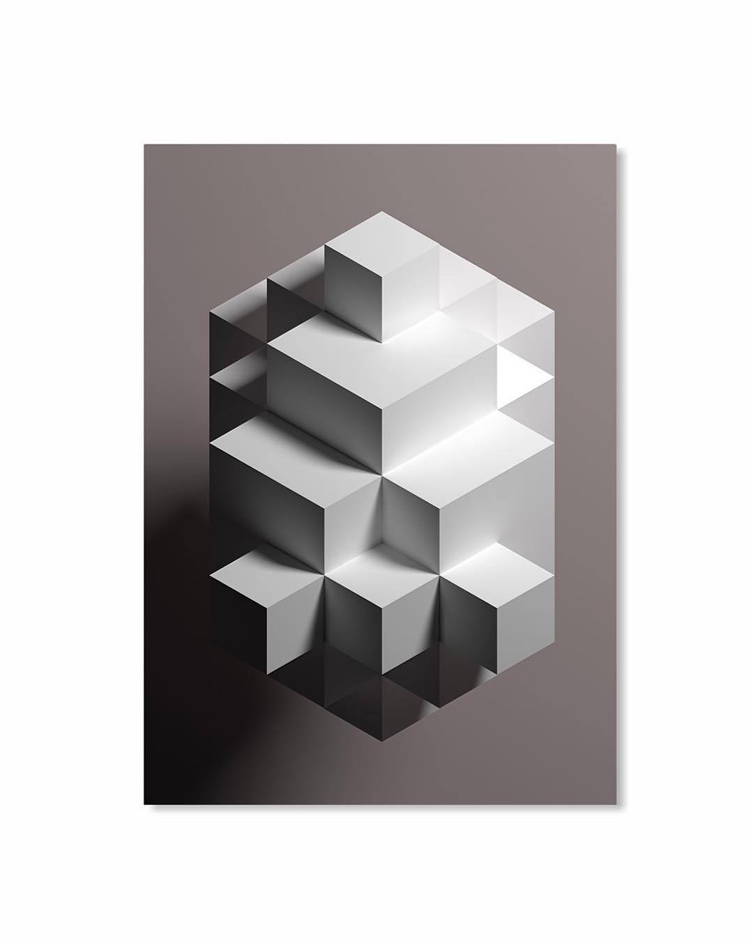 国外几何海报设计欣赏!by- deep shape 创意工作室