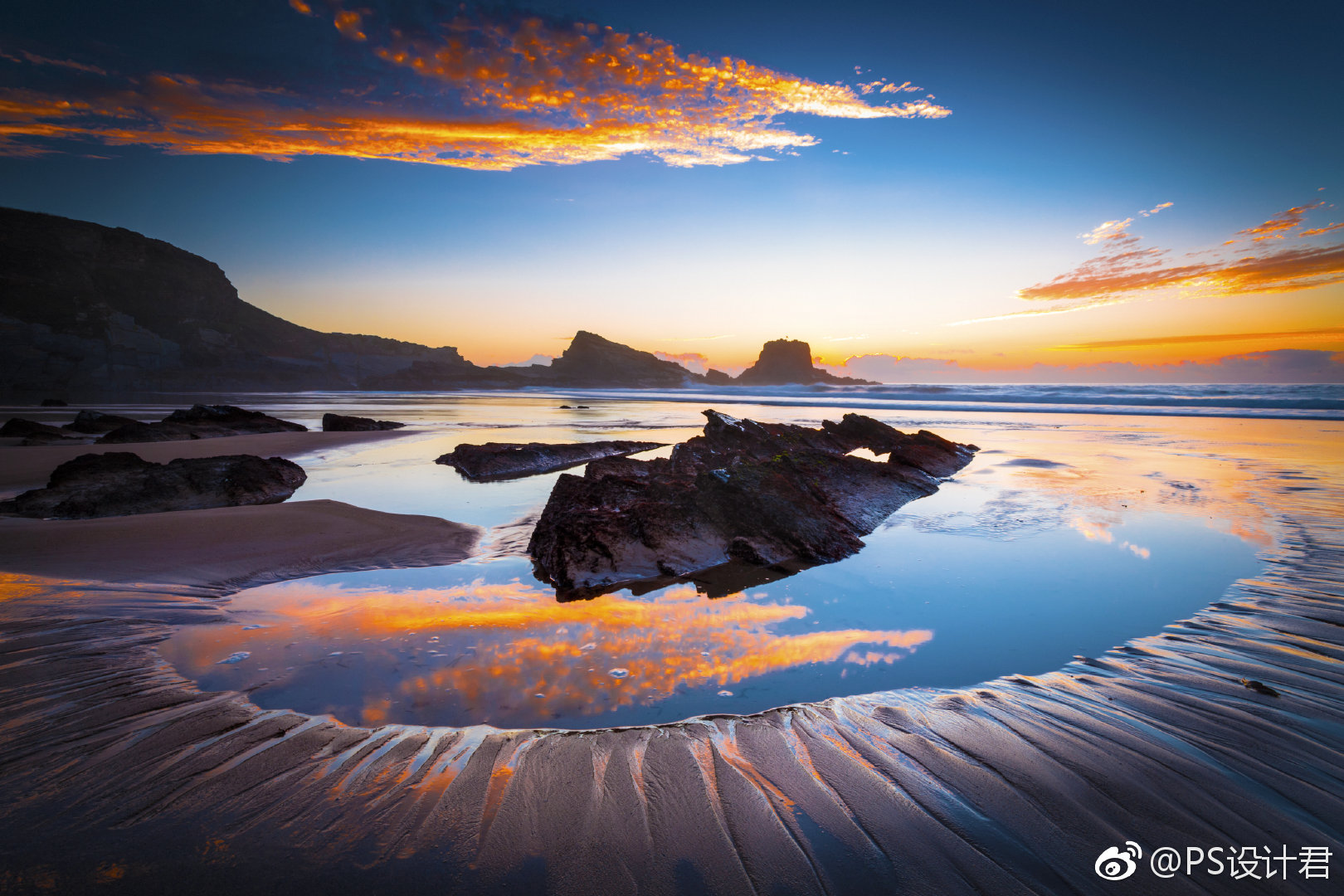 海岸线高清壁纸适合hdr调片