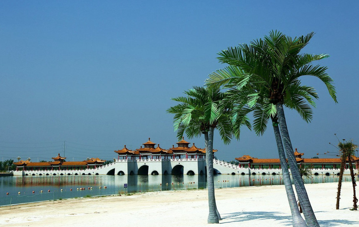 大荔同州湖被称为北方的"小三亚"