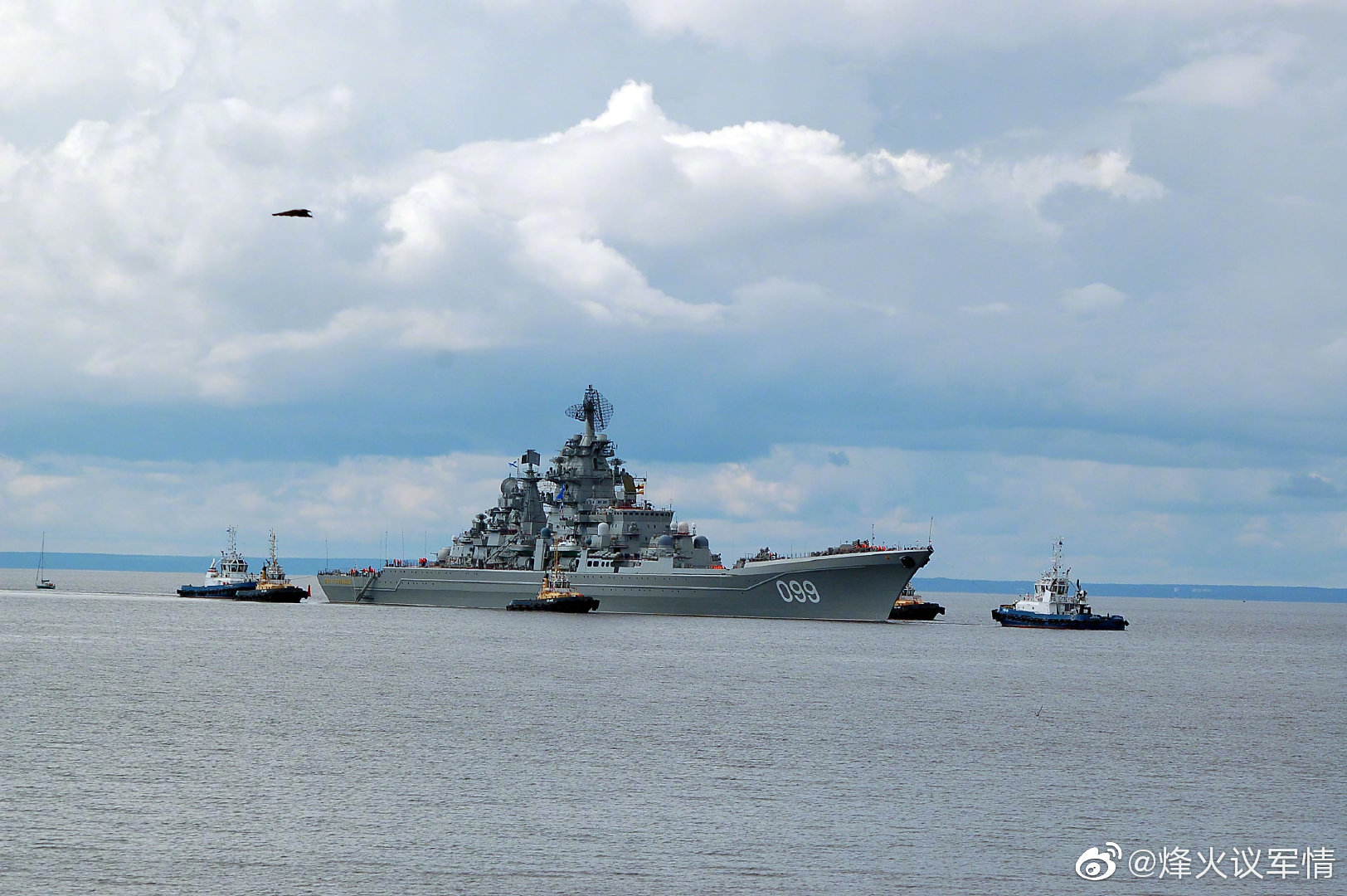 俄罗斯海军1144型099号彼得大帝核动力巡洋舰
