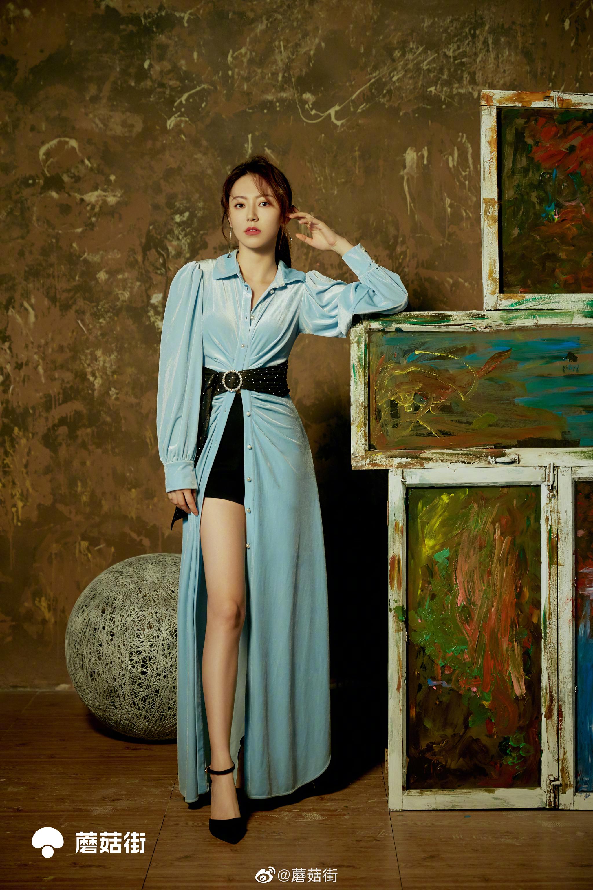 今日开机屏——@黄梦莹maggie 蘑菇街独家造型来啦