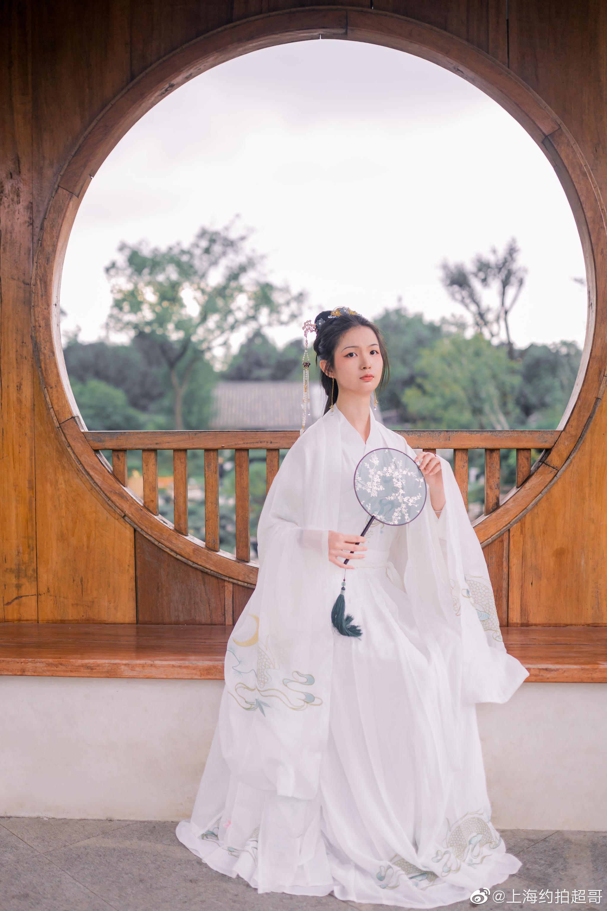 竹喧归浣女,莲动下渔舟汉服古风写真客片@上海约拍超哥