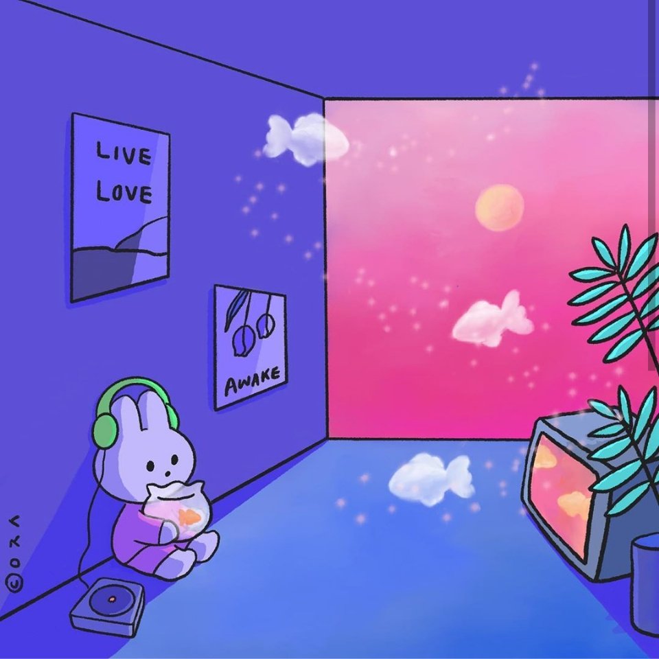 丨兔兔真的好可爱呀梦幻当朋友圈背景图头像都超合适