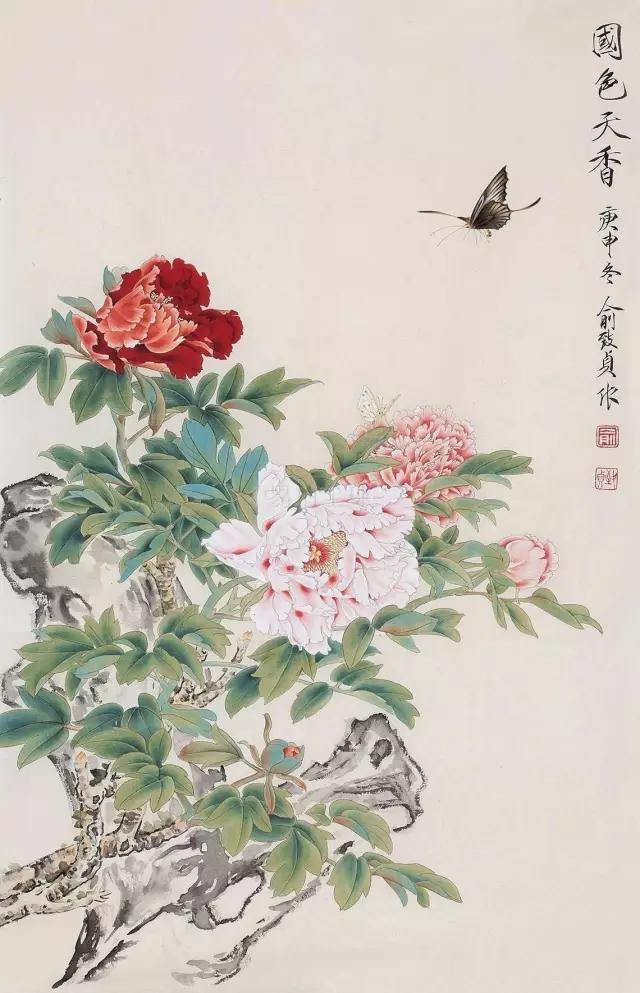 著名花鸟画家俞致贞花鸟画作品欣赏!