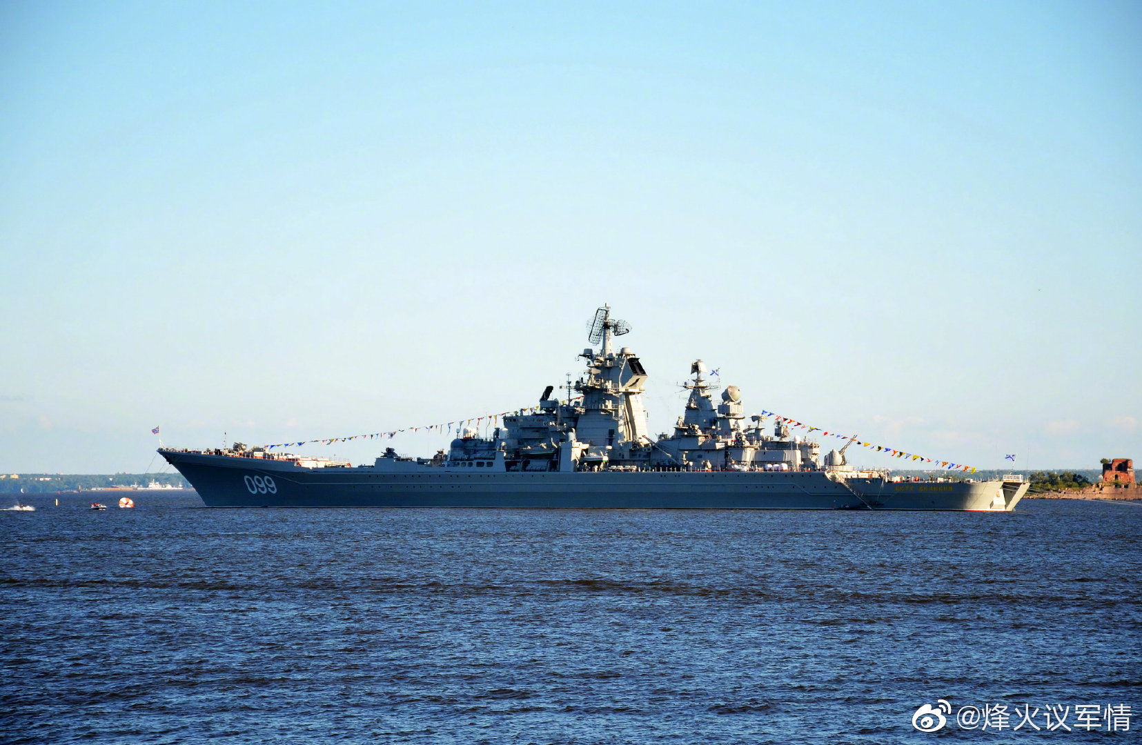 俄罗斯海军1144型099号彼得大帝核动力巡洋舰