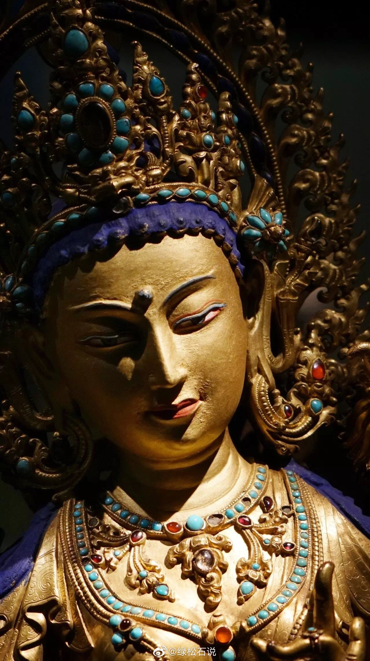 19-20世纪·铜鎏金绿度母像 | 罗布林卡藏