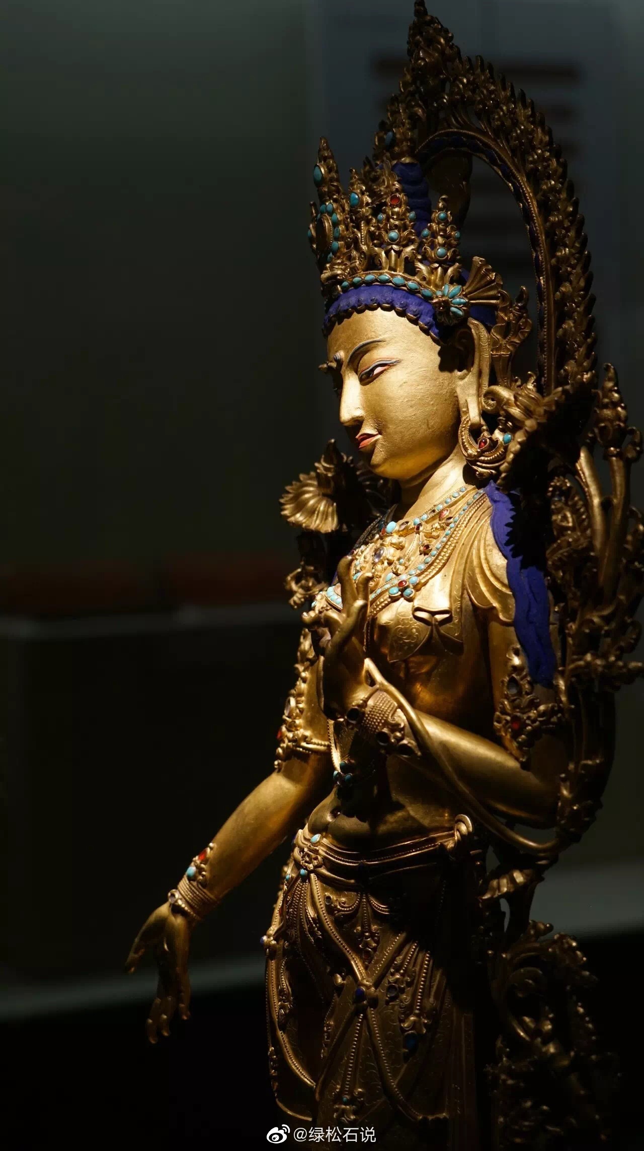 19-20世纪·铜鎏金绿度母像 | 罗布林卡藏