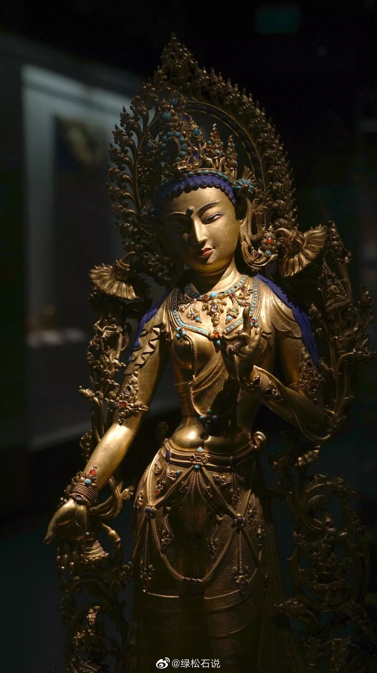 19-20世纪·铜鎏金绿度母像 | 罗布林卡藏