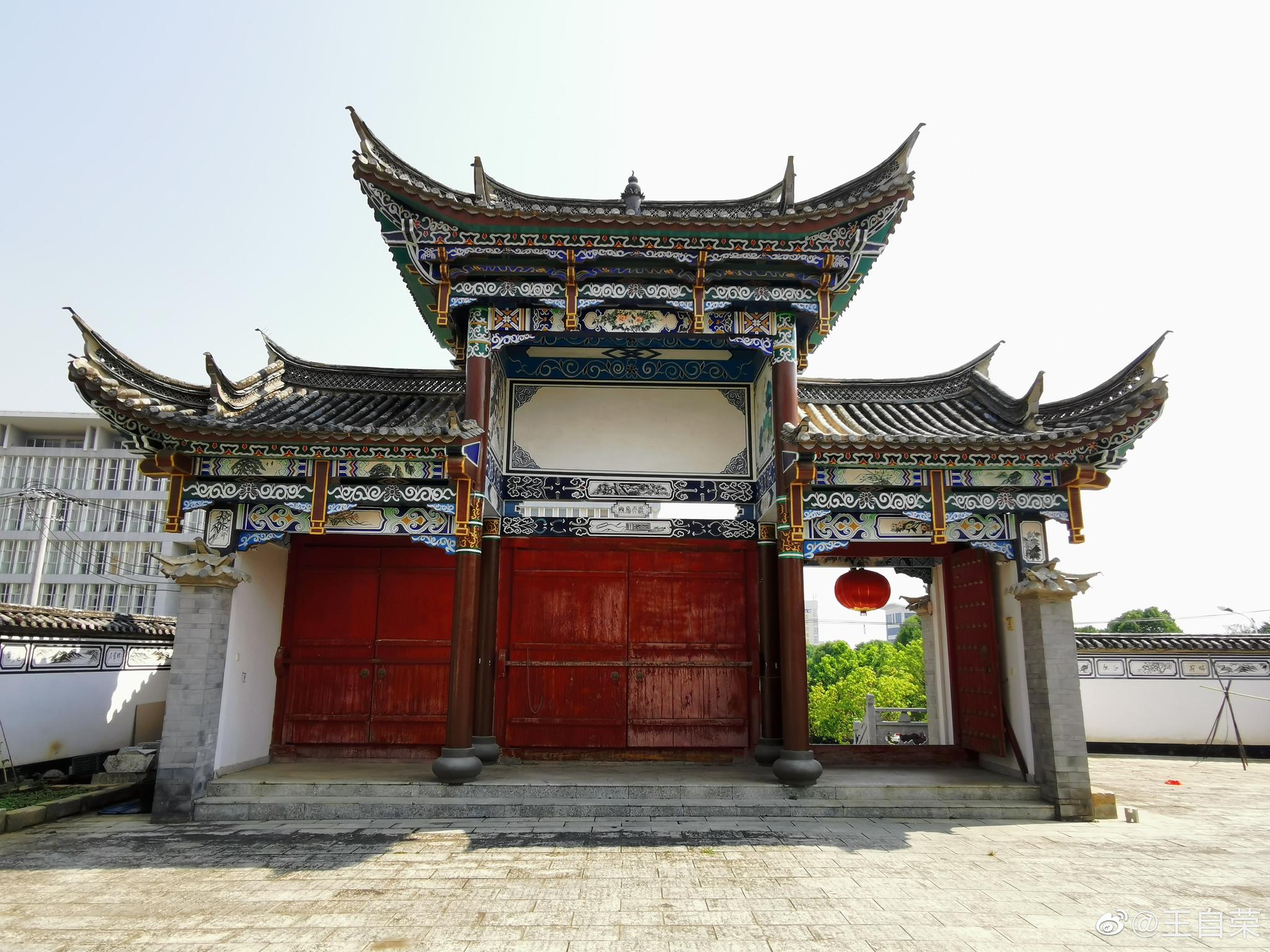 华为p30pro下的临沧子孙庙.