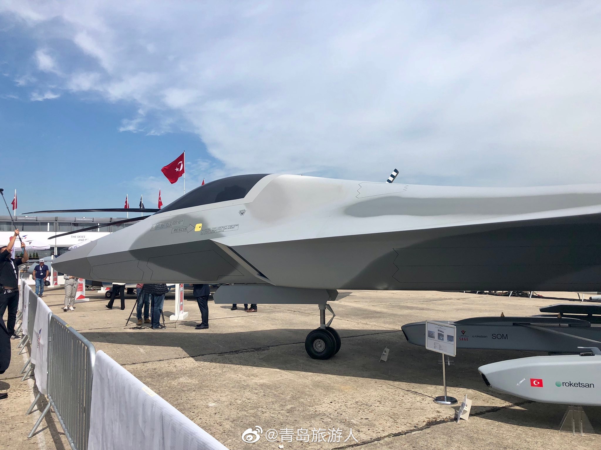 土耳其第五代新型战斗机由土耳其航空工业公司开发,称为tf-x