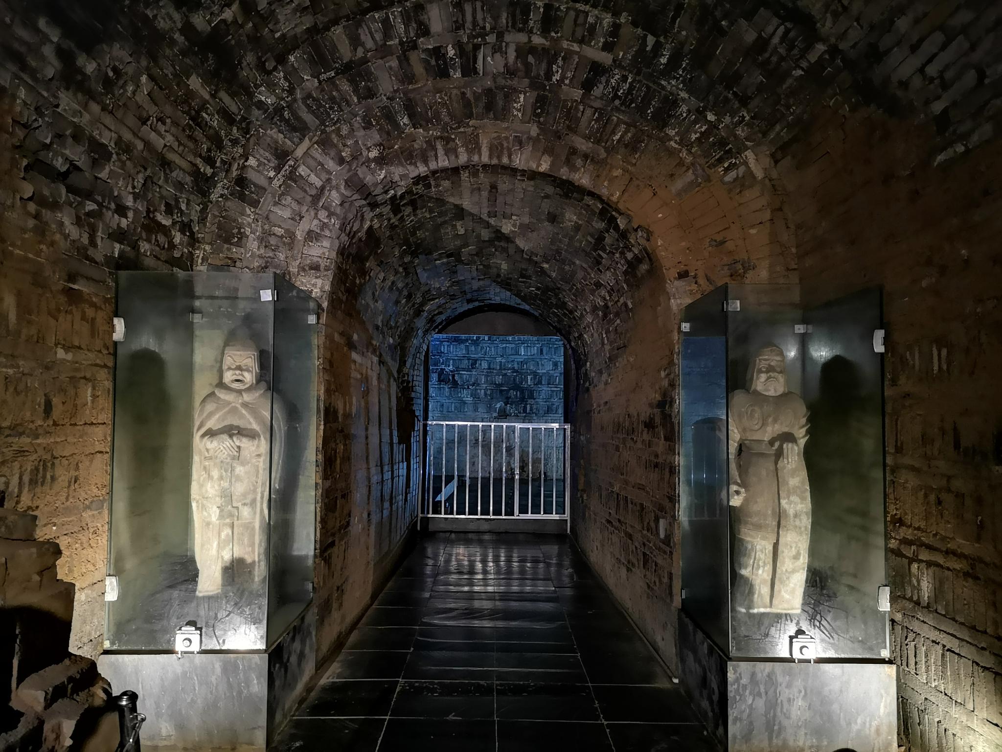 河南游学第三天,洛阳古墓博物馆,里面有北魏宣武帝的陵墓景陵