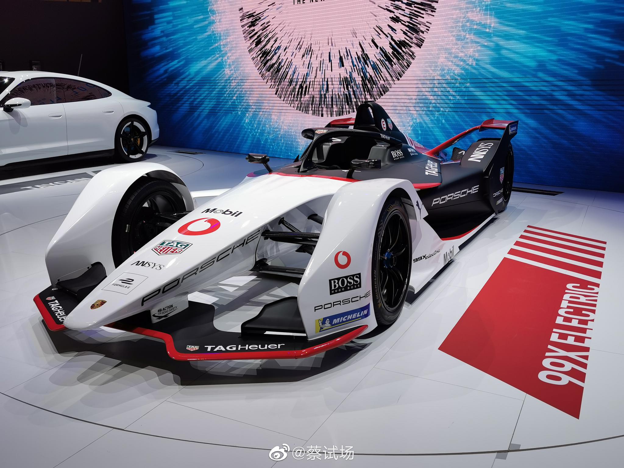 保时捷99x electric电动方程式fe赛车详拍:保时捷新赛季加入fe大战