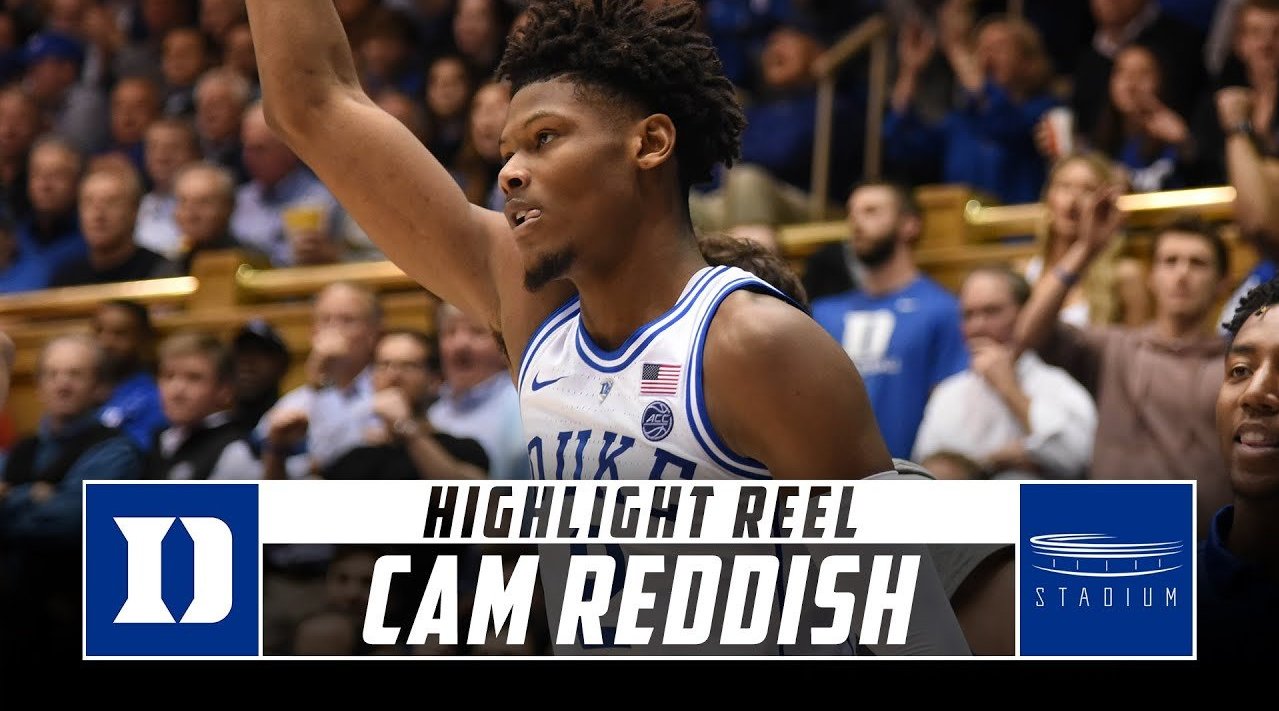 杜克四少之一的cam reddish赛季长篇集锦,表现并不像预期那般出色