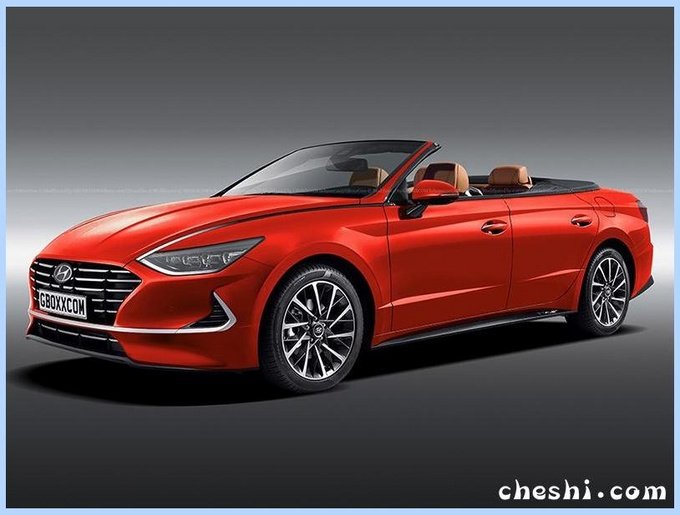 现代要逆袭!全新索纳塔推敞篷版,花20多万和宝马z4一样拉风!