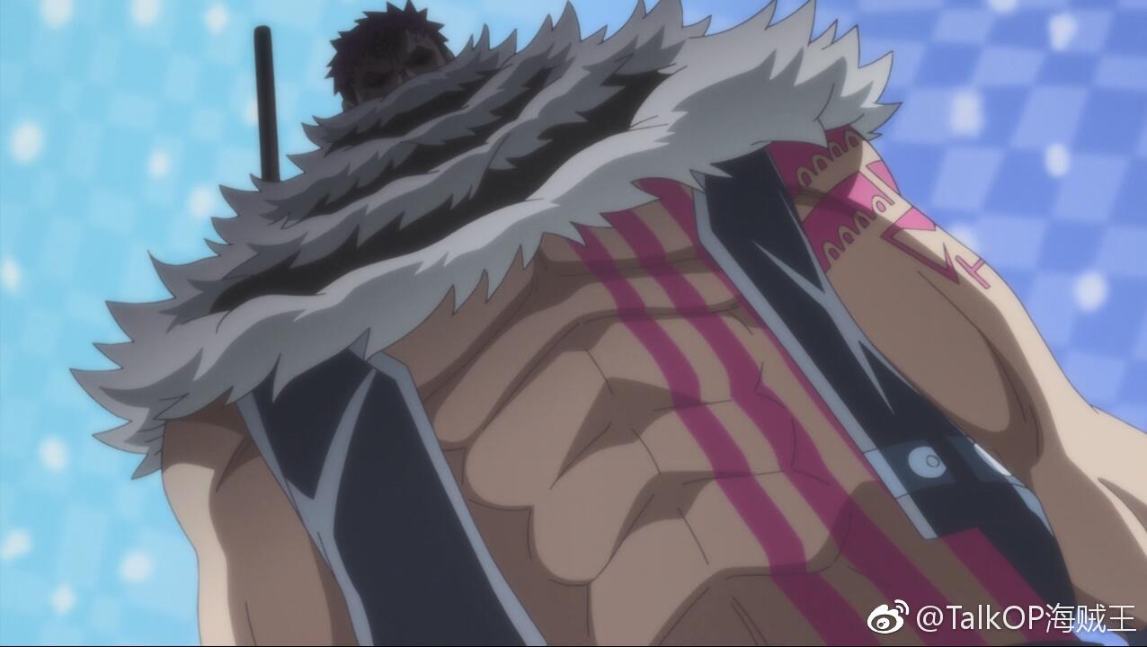 下周海贼王动画868集将高能,卡二自残尊重决斗并露出牙齿