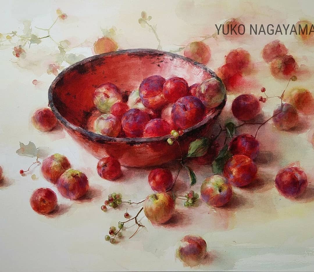 水彩静物艺术家永山裕子