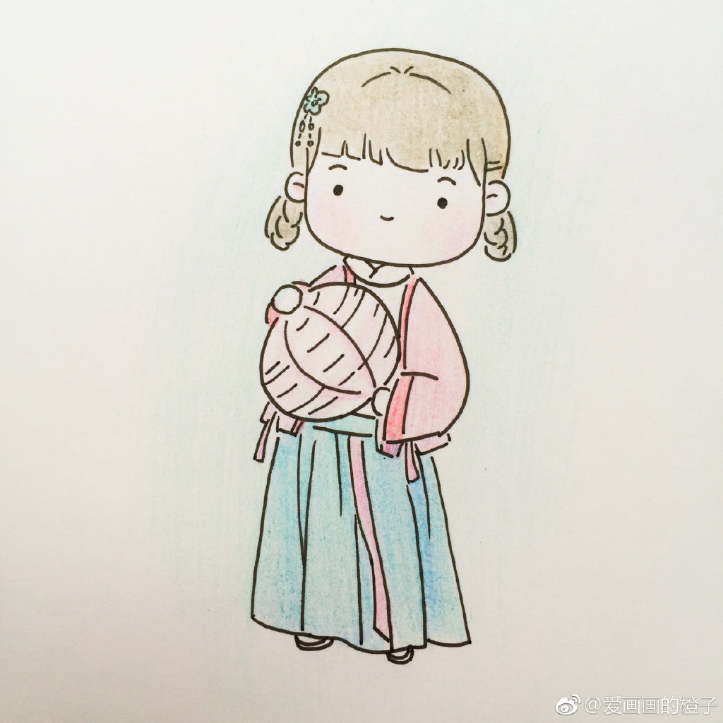 好萌的汉服小姑娘67作者爱画画的橙子