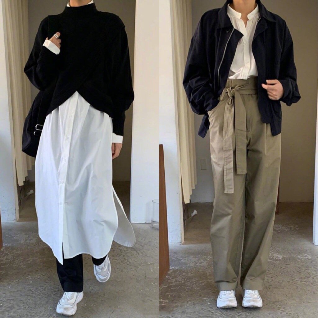 复古中性风格的舒适穿搭, 用特别的色系叠穿方式让气质up.|色系|复古|