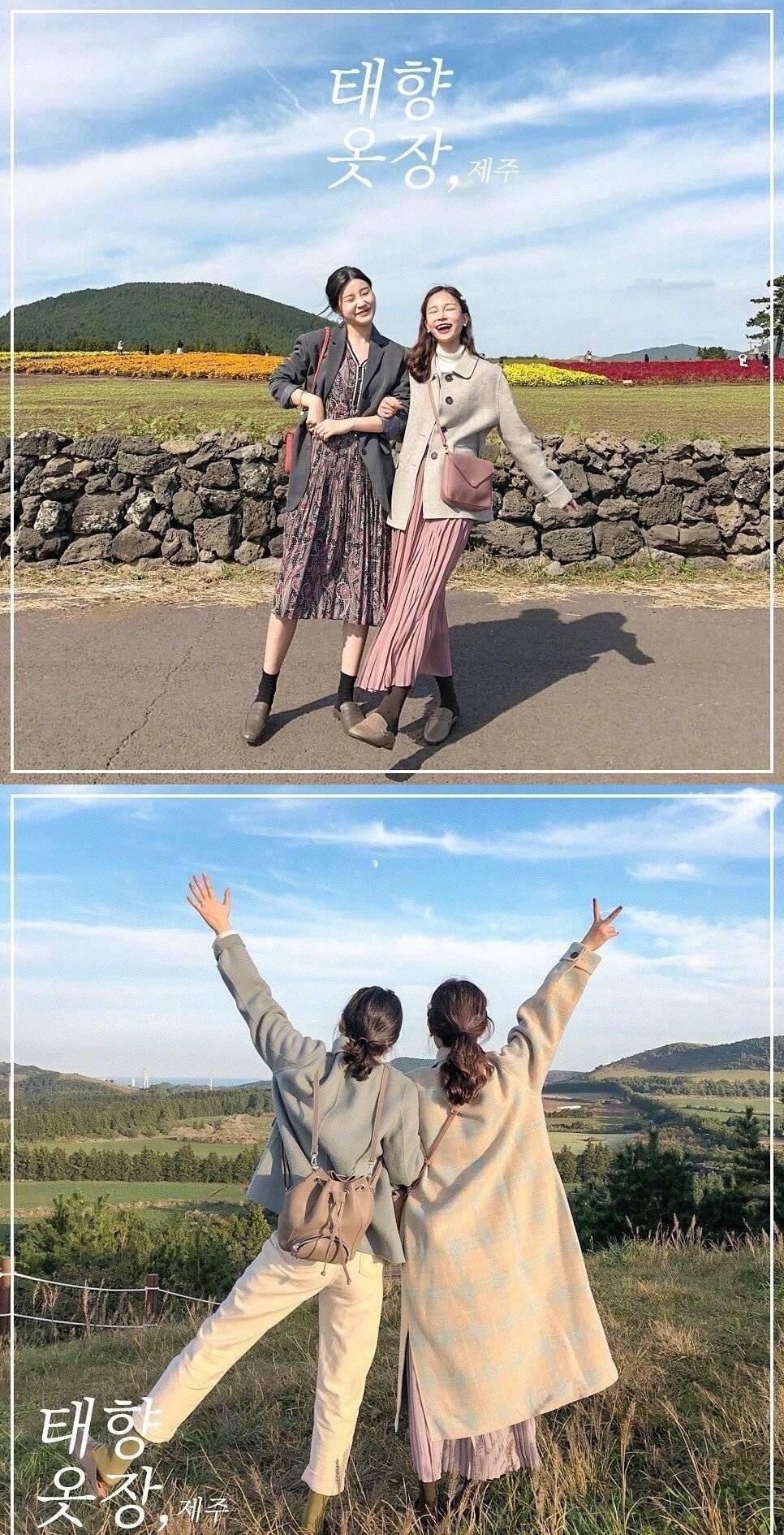 闺蜜出游拍照姿势参考,学会以后出去就可以拍美美的照片啦.