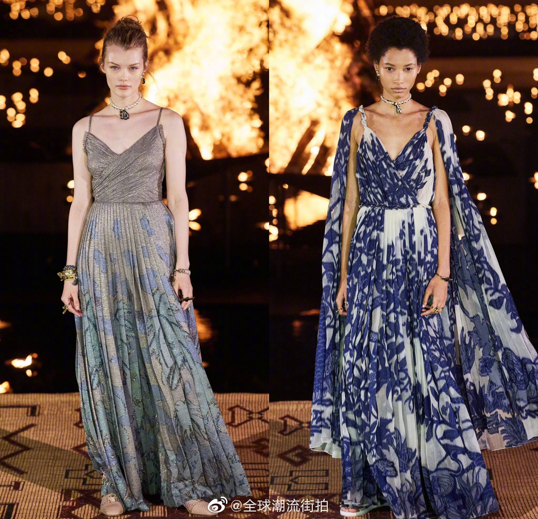 Dior 2020早春成衣系列这场凌晨在摩洛哥的大秀 视觉效果很出彩