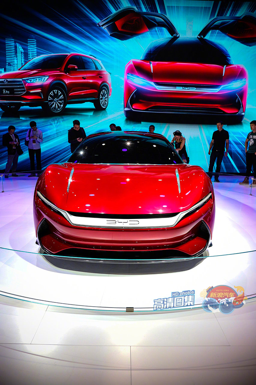 酷炫!上海车展实拍比亚迪e-seed gt