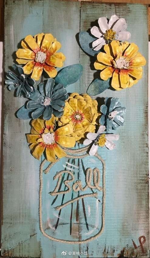 简单漂亮的松果装饰画~|松果|装饰画_新浪新闻