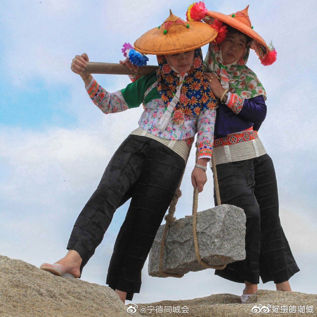 艳丽勤劳的霞浦女