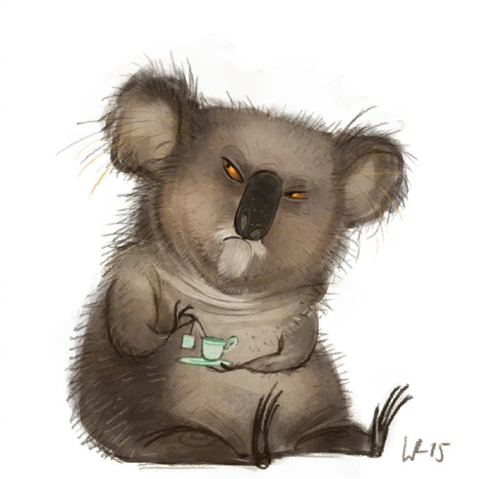 画笔下有情绪的可爱动物 | 德国插画师 wiebke rauers