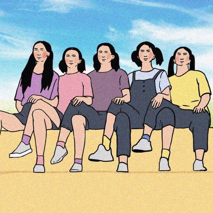 沙雕女生闺蜜拍照新姿势合辑,你学会了吗?和闺蜜一起拍起来