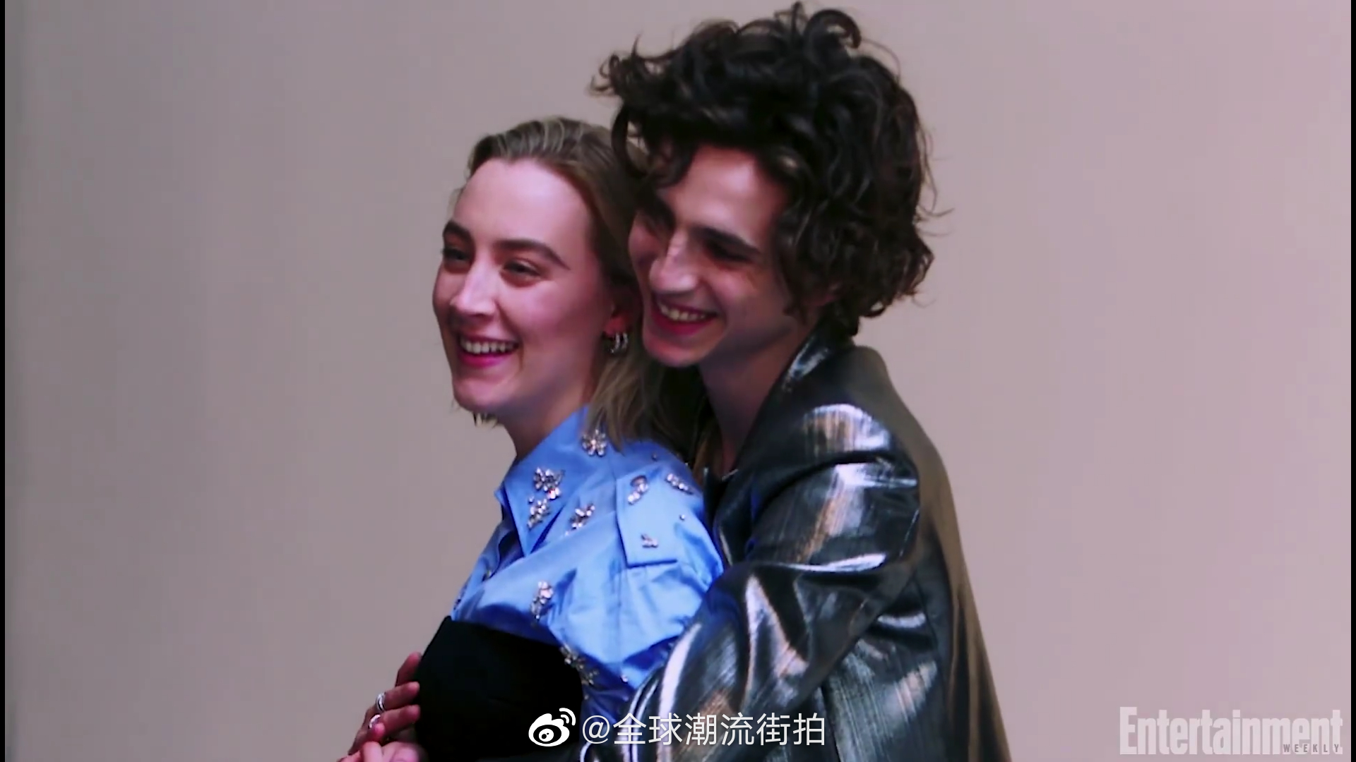 timothée chalamet 甜茶,saoirse ronan 罗南 ×《娱乐周刊》写真及