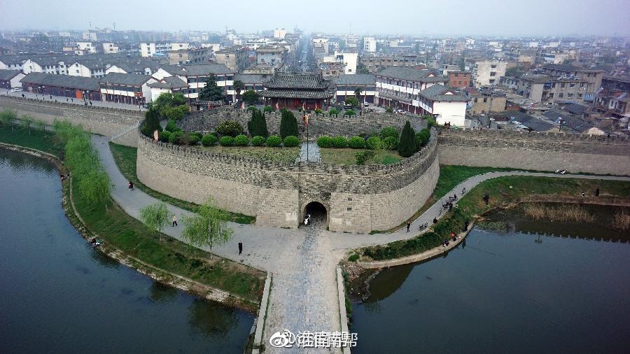寿县古城墙位于安徽省淮南市,淮河南岸,依八公山|寿县古城墙|八公山_新浪新闻