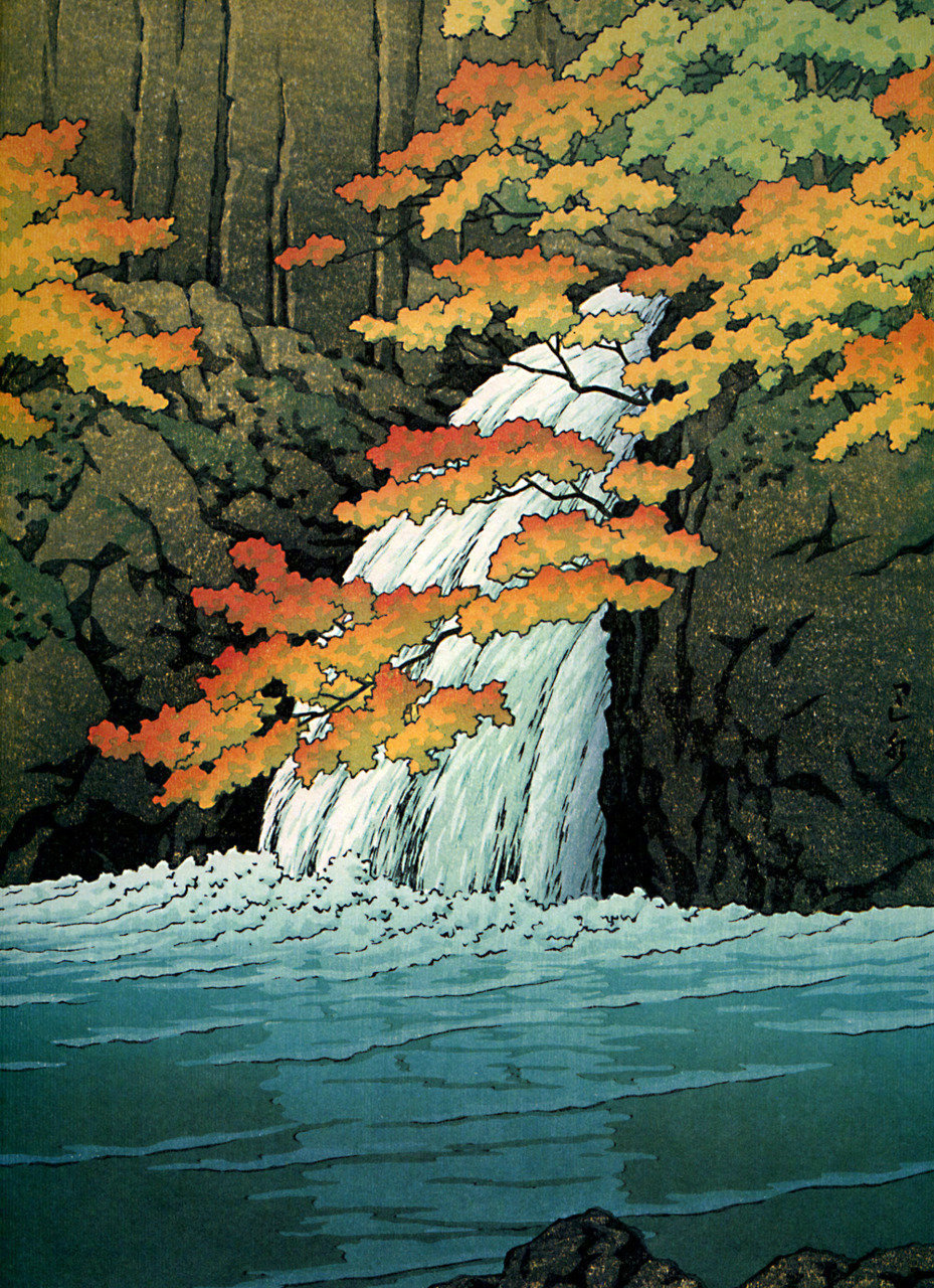 版画中的风景 | hasui kawase