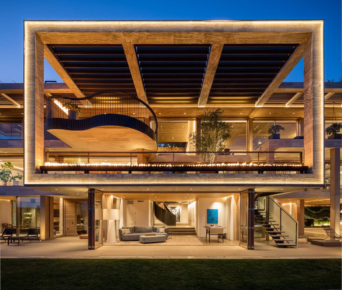 壕无人性!tmz报道,浓眉哥在洛杉矶的bel air租下了一栋豪宅