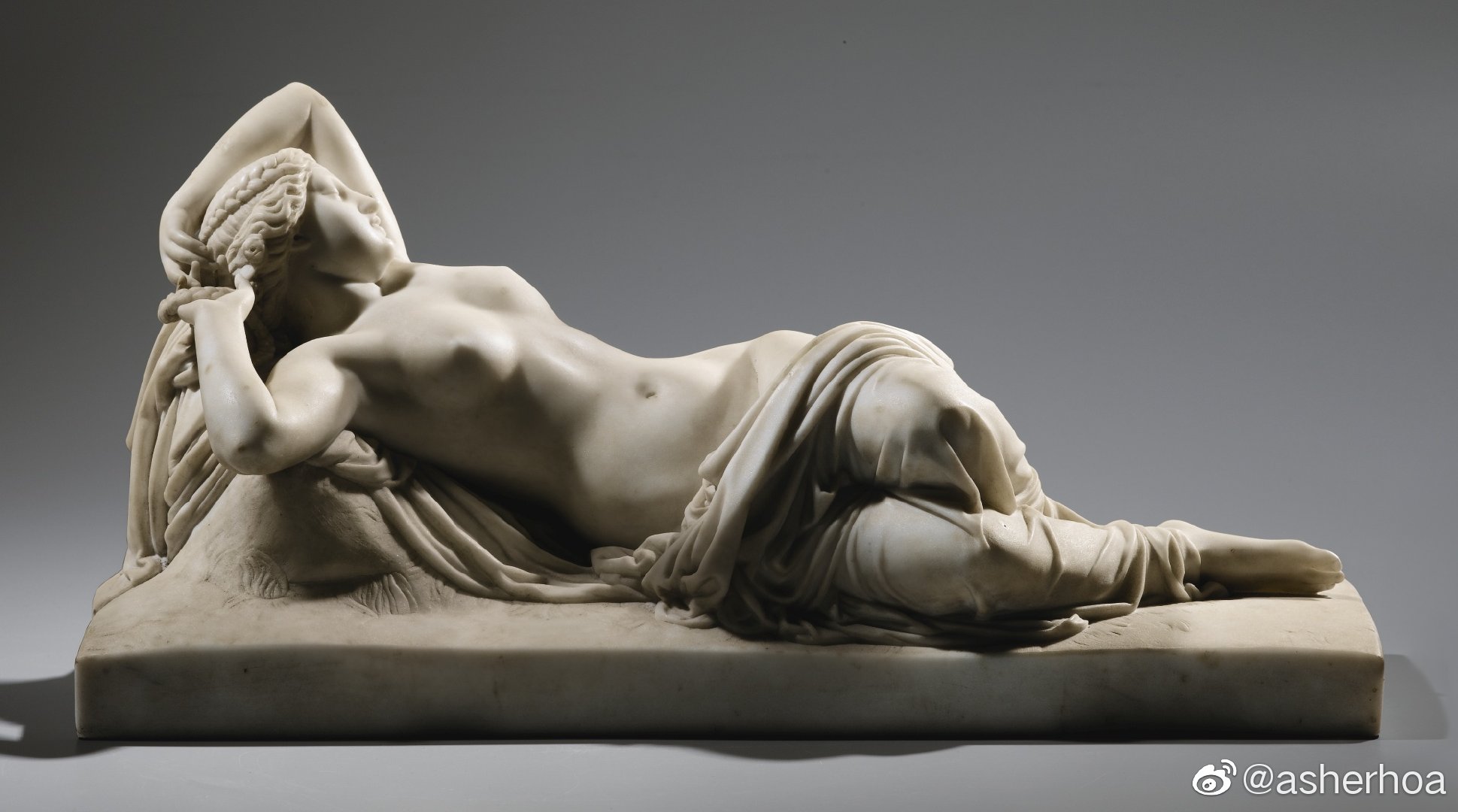 法国雕塑家jean-baptiste-jules klagmann(1810 - 1867)的作品《沉