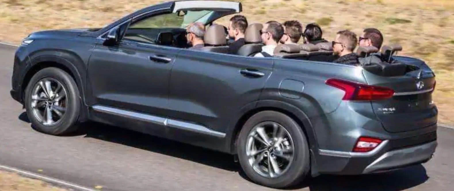 现代推出敞篷版suv!空间媲美汉兰达,7座,回头率不输bba