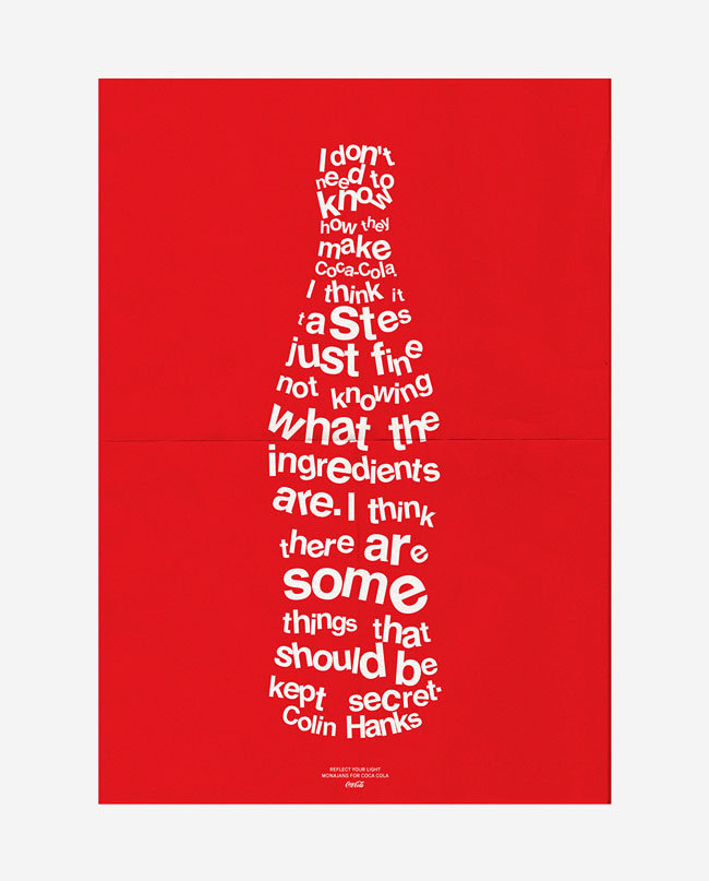 可口可乐100周年海报设计作品欣赏by土耳其monajans工作室