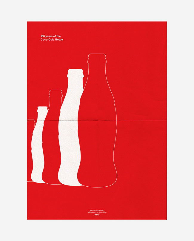 可口可乐100周年海报设计作品欣赏by土耳其monajans工作室