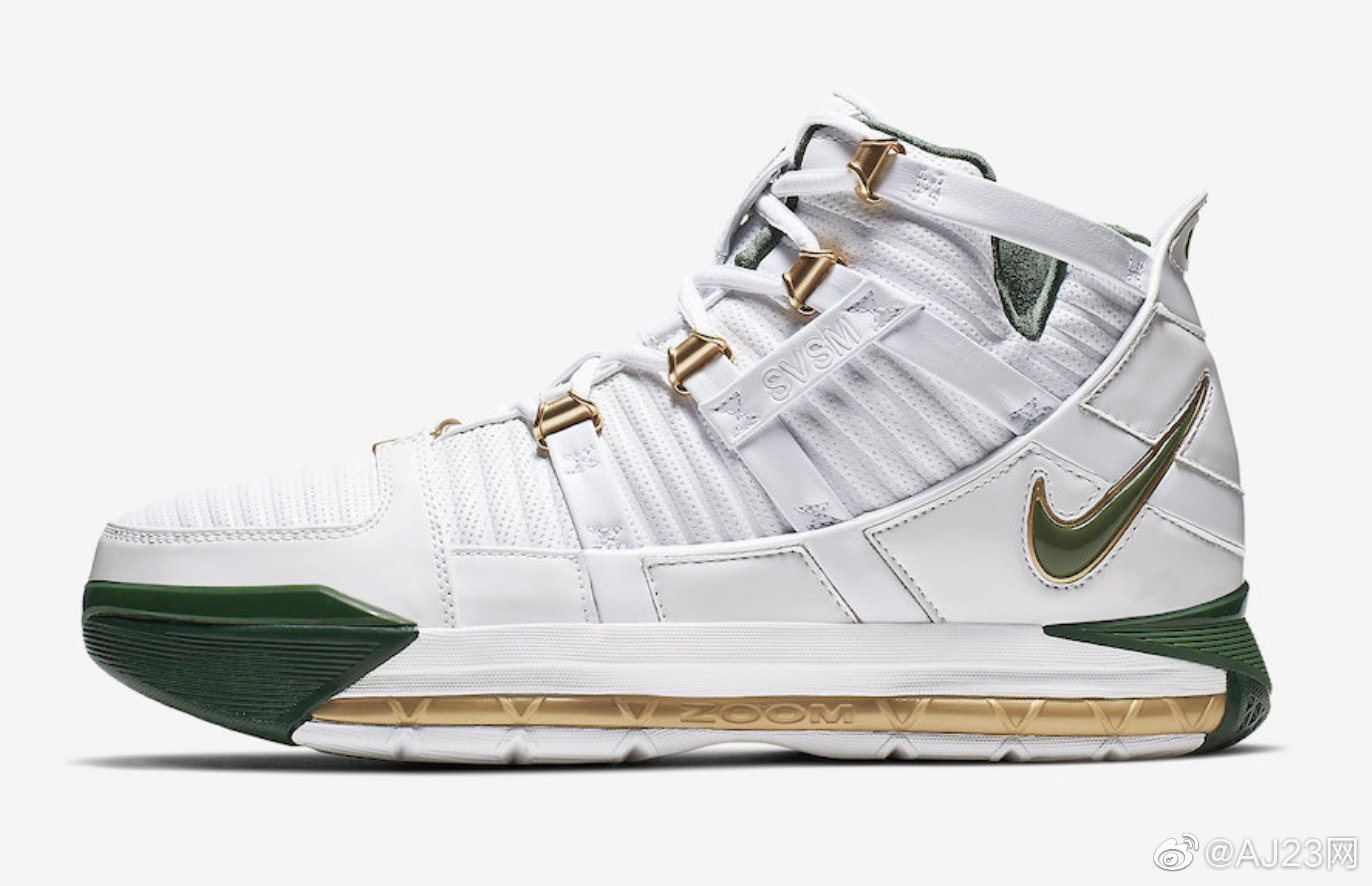 nike zoom lebron 3 "svsm home" 5月23日发售,货号