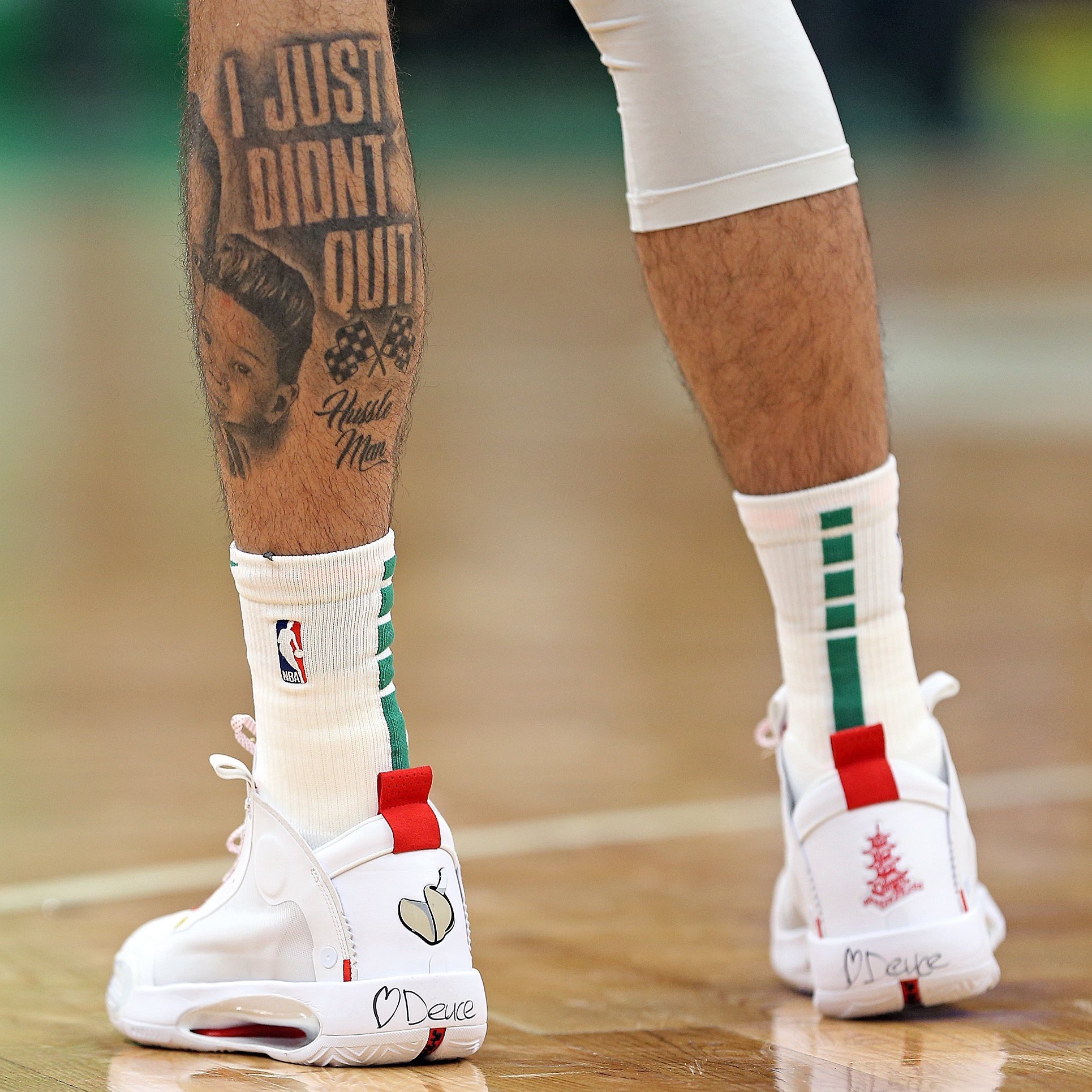 塔图姆今日战靴 "takeout" air jordan 34 pe.