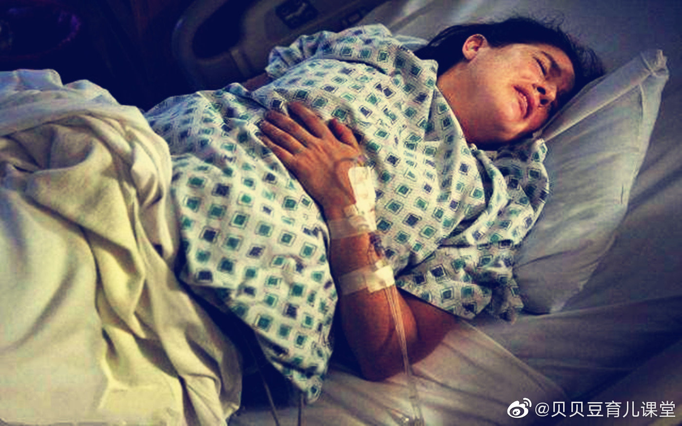 前两天在知乎上看到一个网友留言说我生孩子的时候难产