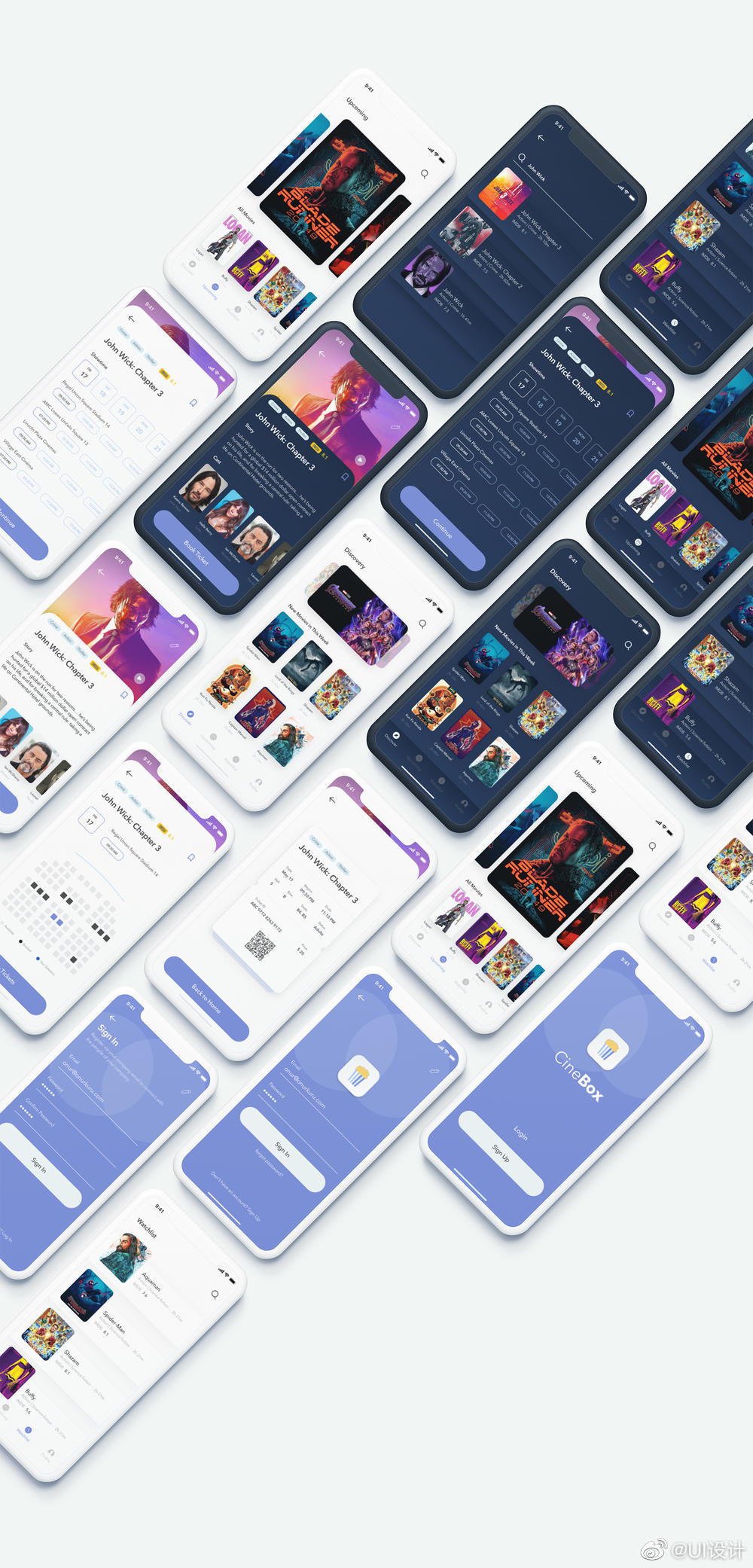 毕业设计ui作品集展示参考