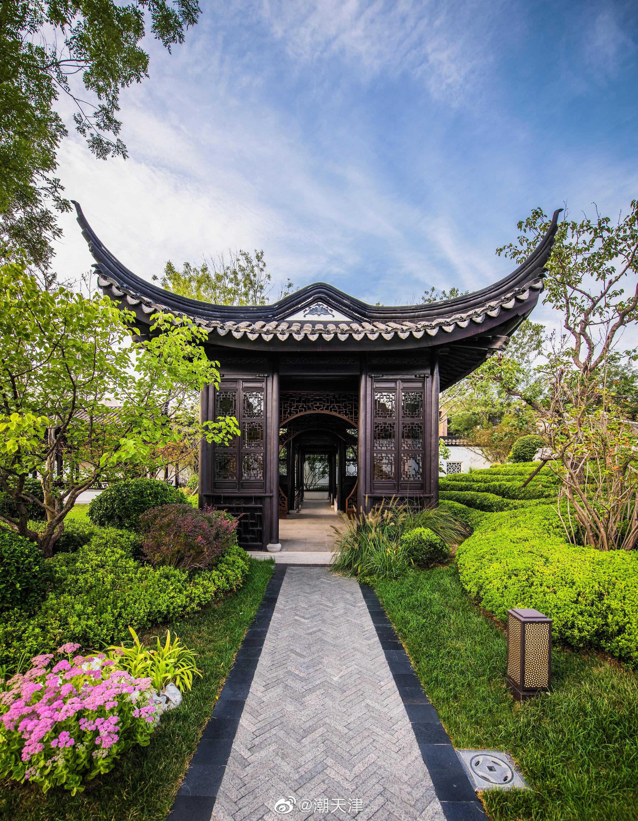 不用出天津就能见到的新晋网红打卡地-格调平园,叠山掇水