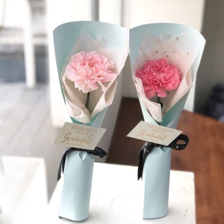 生活中的小美好,母亲节康乃馨花束包装