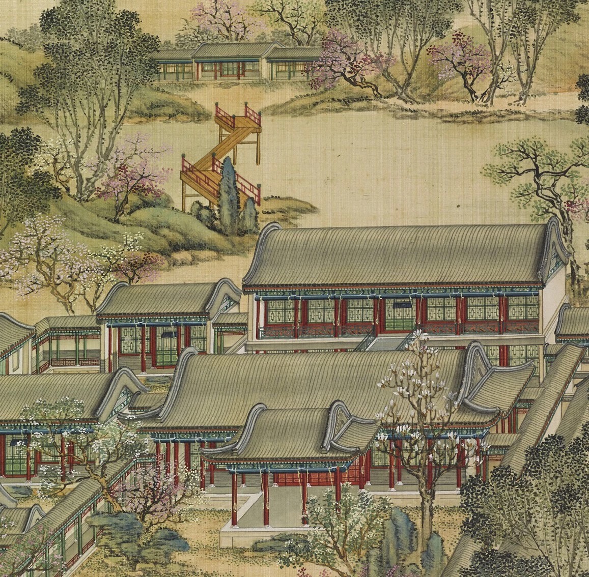 圆明园 ·《四十景图咏》局部