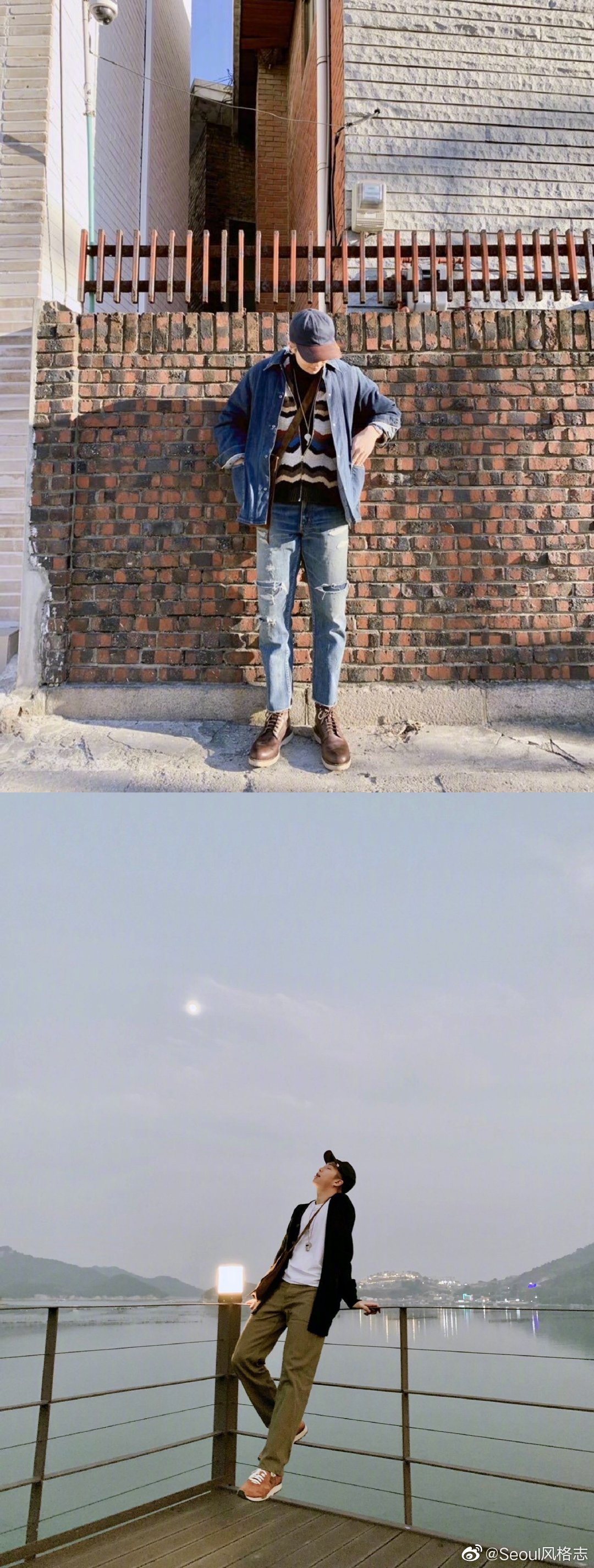 bts里兜金南俊的男友系私服穿搭,优越的身材比例真·行走的衣架.