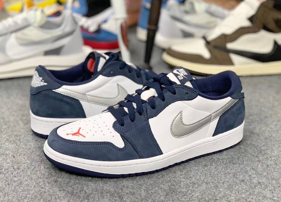 nike sb jordan 1 low midnight navy