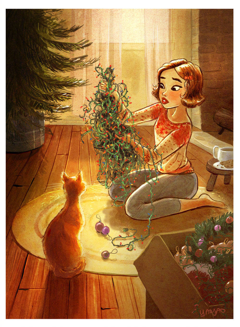 美国插画师yaoyaomavanas绘画作品wwwyaoyaomavanas