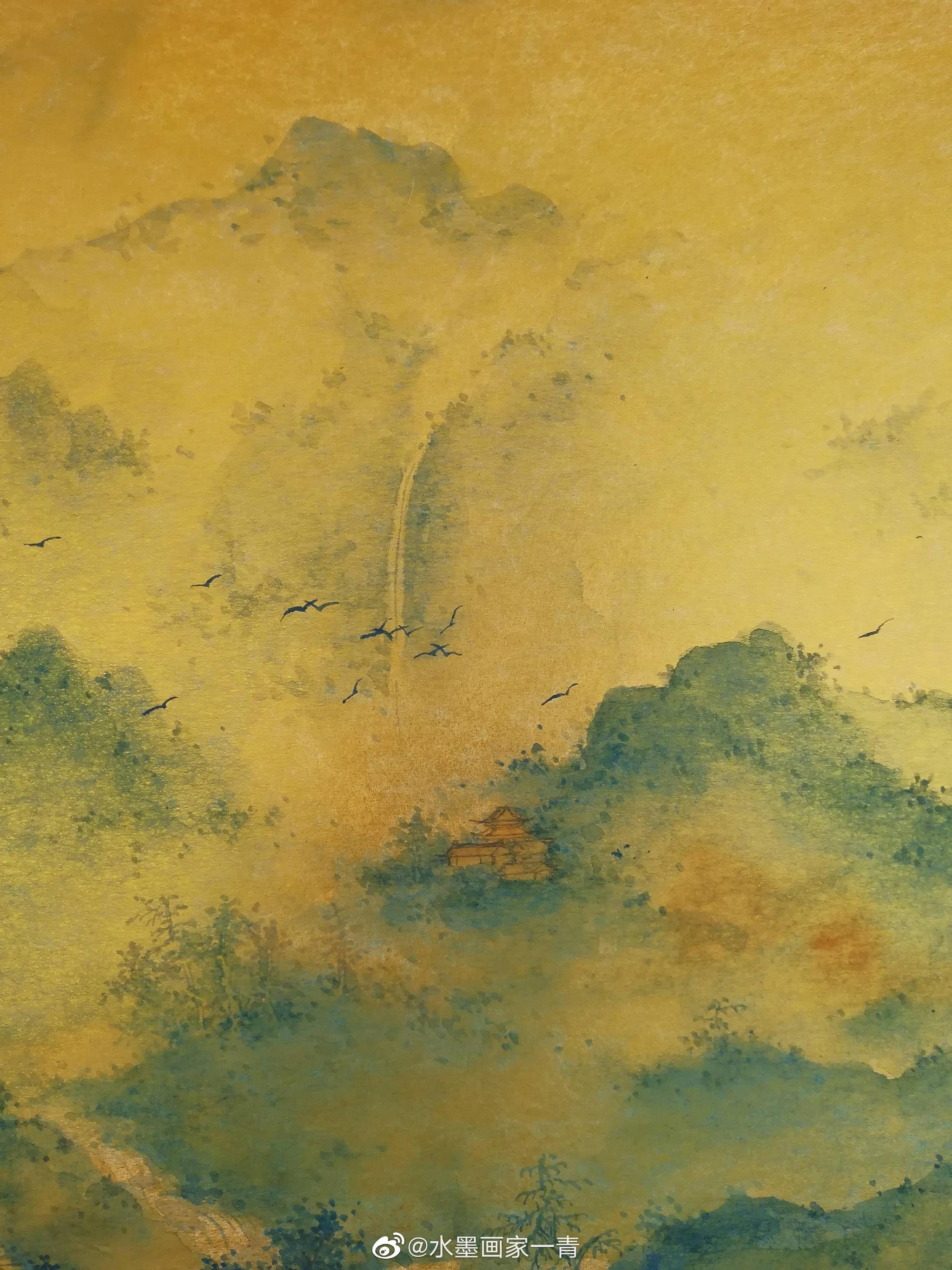 浮云初起日沉阁 ~~@水墨画家一青|浮云|水墨|画家_新浪新闻